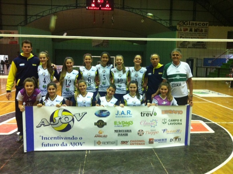 Equipe Mirim da AJOV participou da 2ª etapa da Liga Oeste Infantil de Voleibol